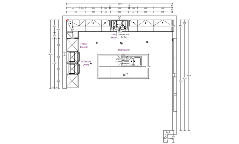 Applegate - Kitchen Floorplan